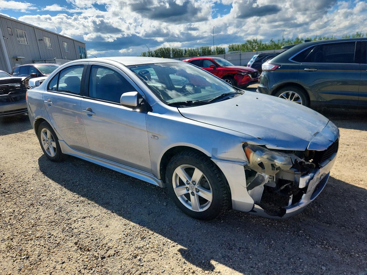 2009 Mitsubishi Lancer Es Silver vin: JA3AU26U39U608808
