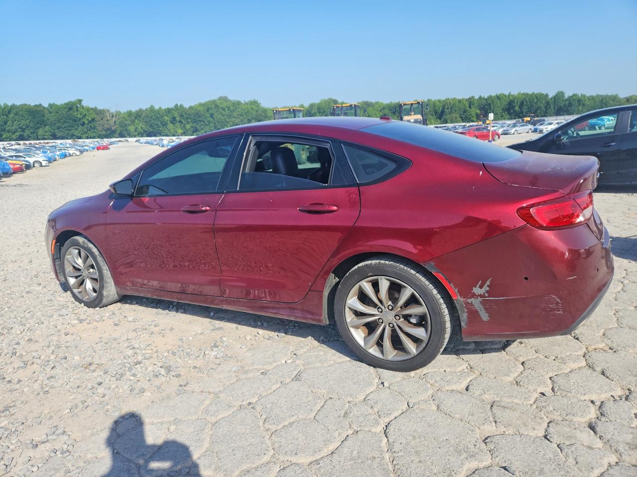 2015 Chrysler 200 S Burgundy vin: 1C3CCCBB2FN734577
