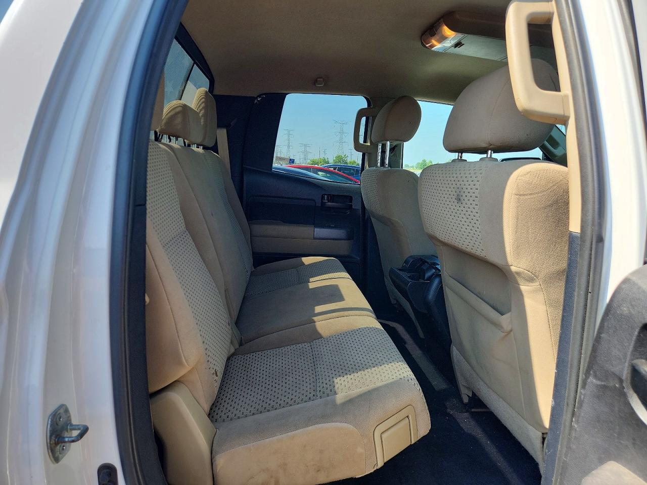 2013 Toyota Tundra Double Cab Sr5 White vin: 5TFUW5F1XDX271416