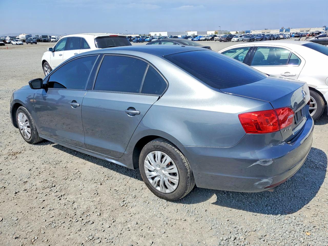2011 Volkswagen Jetta Base Gray vin: 3VW2K7AJ3BM112341