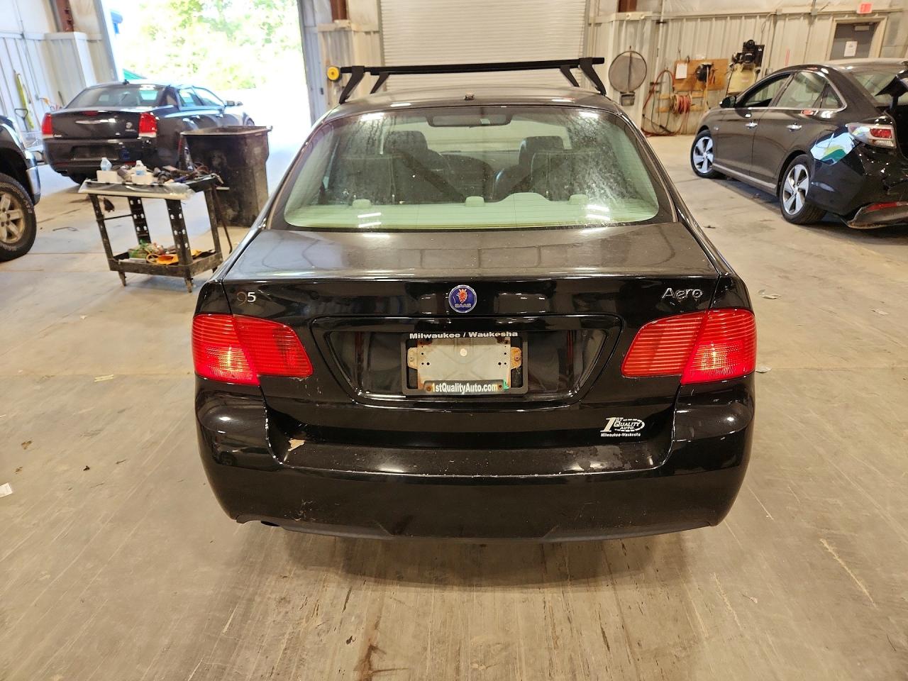 2008 Saab 9-5 Aero Черный vin: YS3EH49G183501231