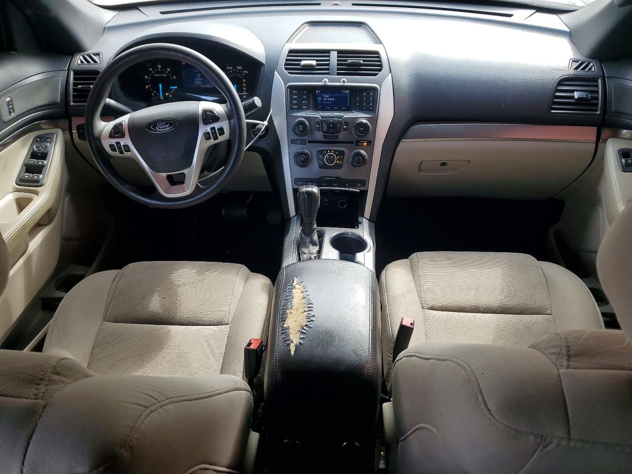 2015 Ford Explorer Cream vin: 1FM5K7B89FGA13661