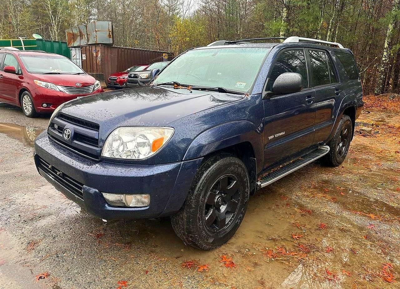 2004 Toyota 4runner Limited Blue vin: JTEBT17R748009565