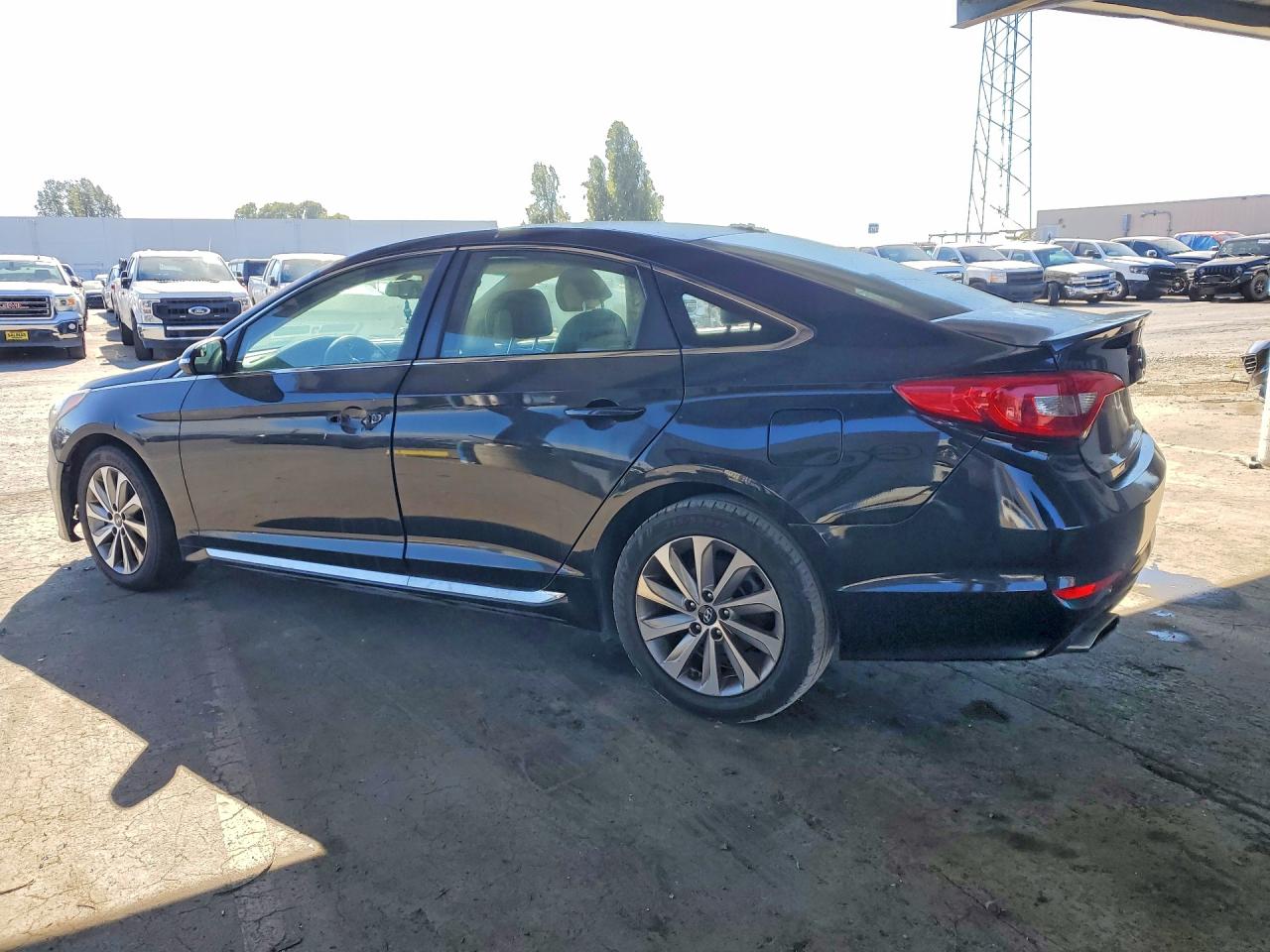 2015 Hyundai Sonata Sport Black vin: 5NPE34AF3FH087217
