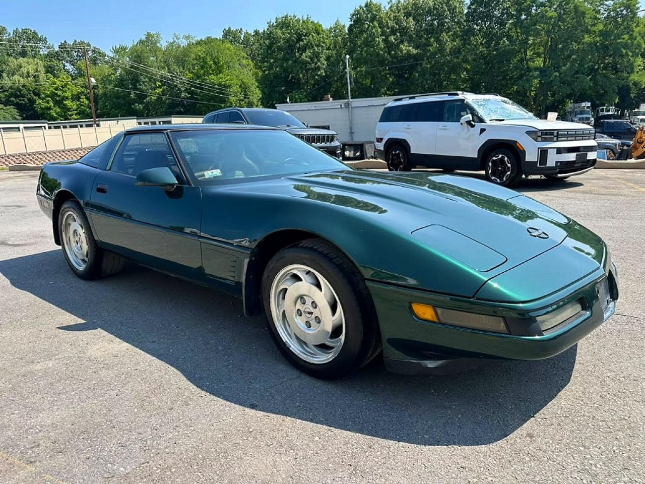 1995 Chevrolet Corvette Green vin: 1G1YY22P0S5114497