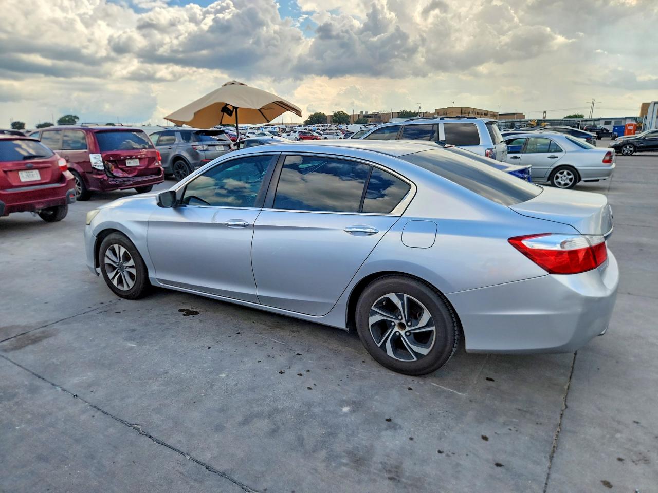 2013 Honda Accord Lx Silver vin: 1HGCR2F36DA200883