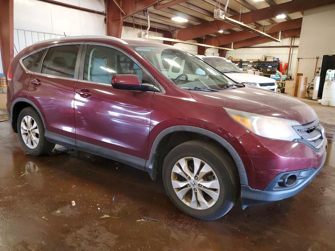 2012 Honda Cr-v Exl Burgundy vin: 5J6RM4H72CL033776
