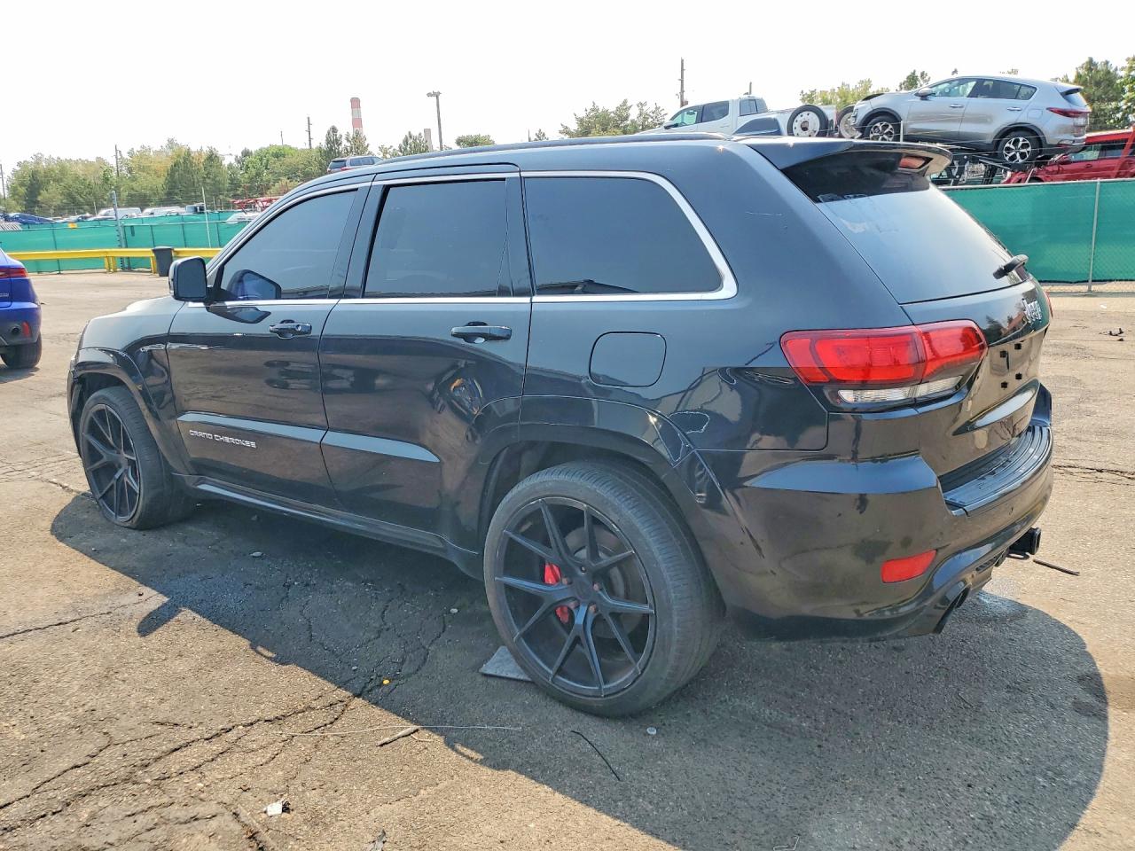 2015 Jeep Grand Cherokee Srt-8 Black vin: 1C4RJFDJ3FC787446