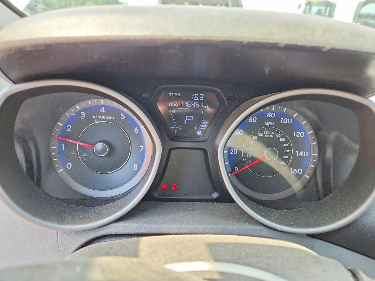 2013 Hyundai Elantra Limited Gray vin: KMHDH4AE3DU703405