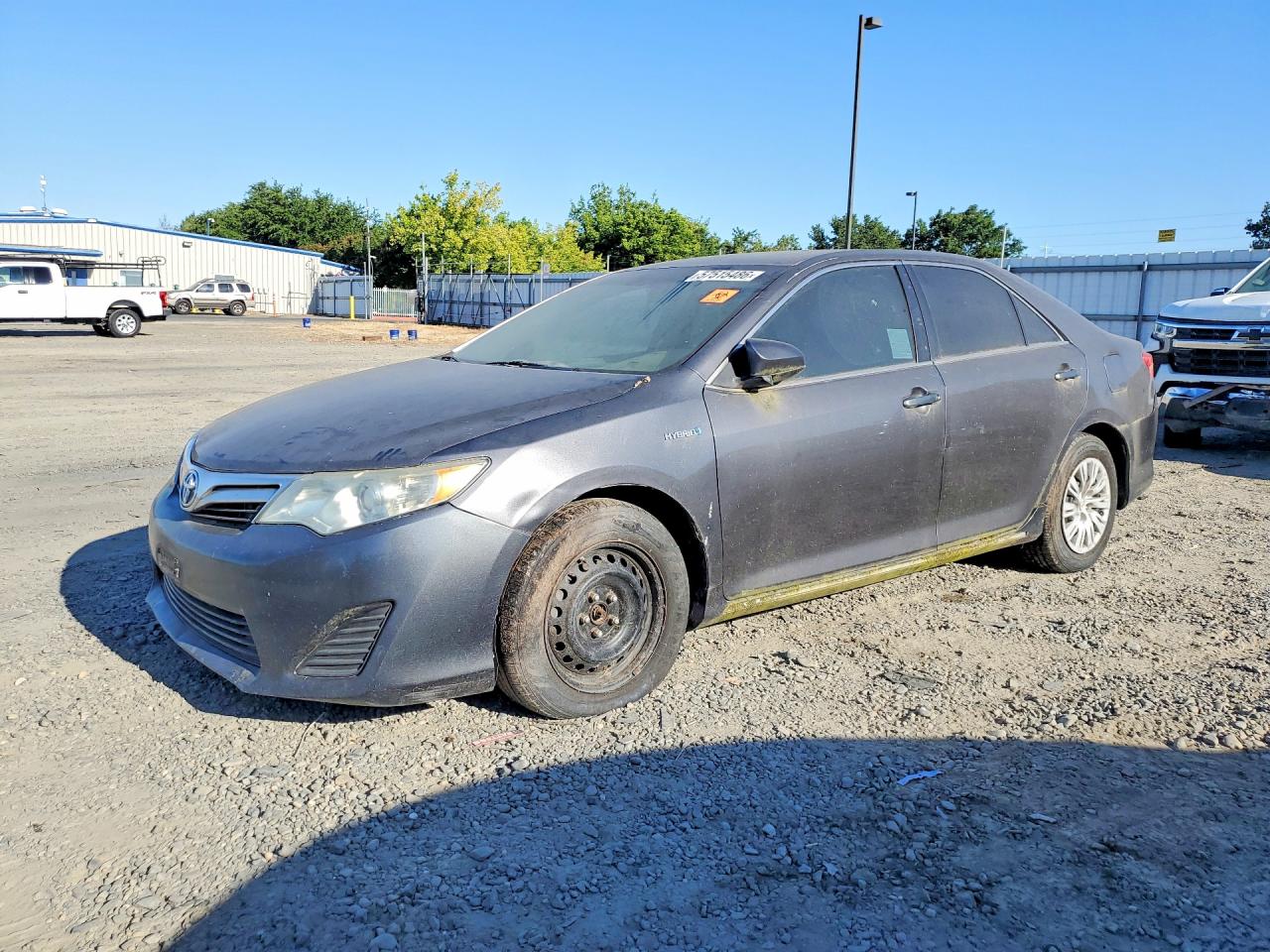 2013 Toyota Camry Hybrid Le Gray vin: 4T1BD1FK2DU096445
