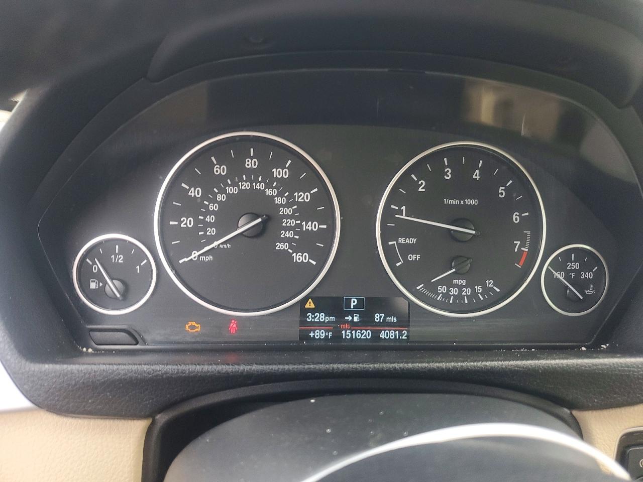 2013 Bmw 328 Xi Sulev Gray vin: WBA3B5C55DF594192