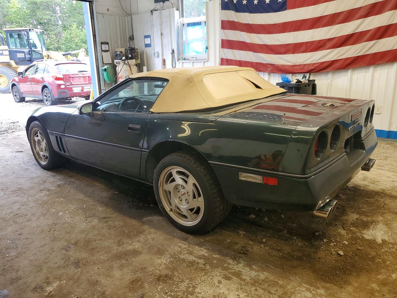 1990 Chevrolet Corvette Green vin: 1G1YY3381L5101563