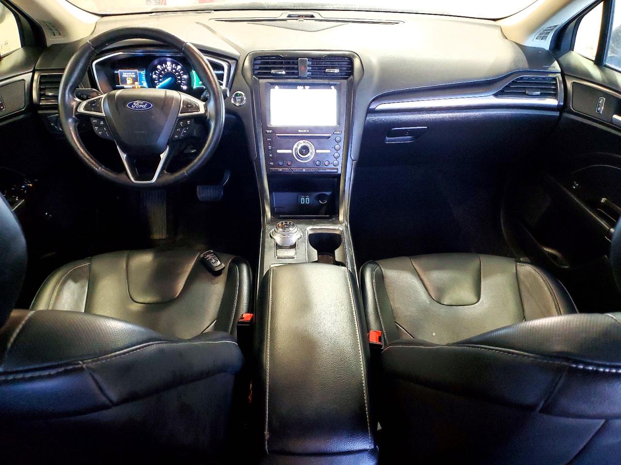 2019 Ford Fusion Titanium Blue vin: 3FA6P0SU4KR212849