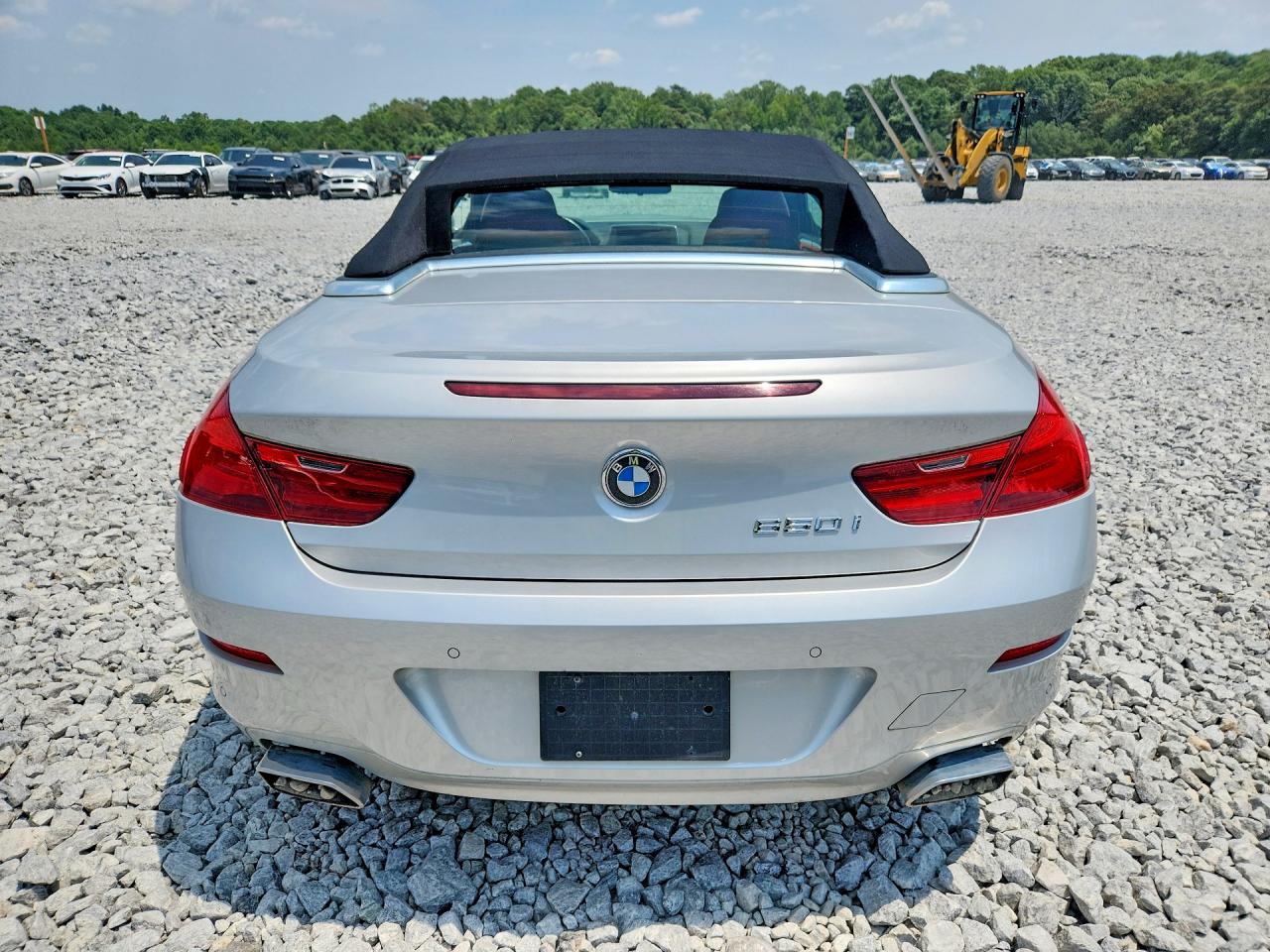 2012 Bmw 650 I Silver vin: WBALZ3C5XCDL71401