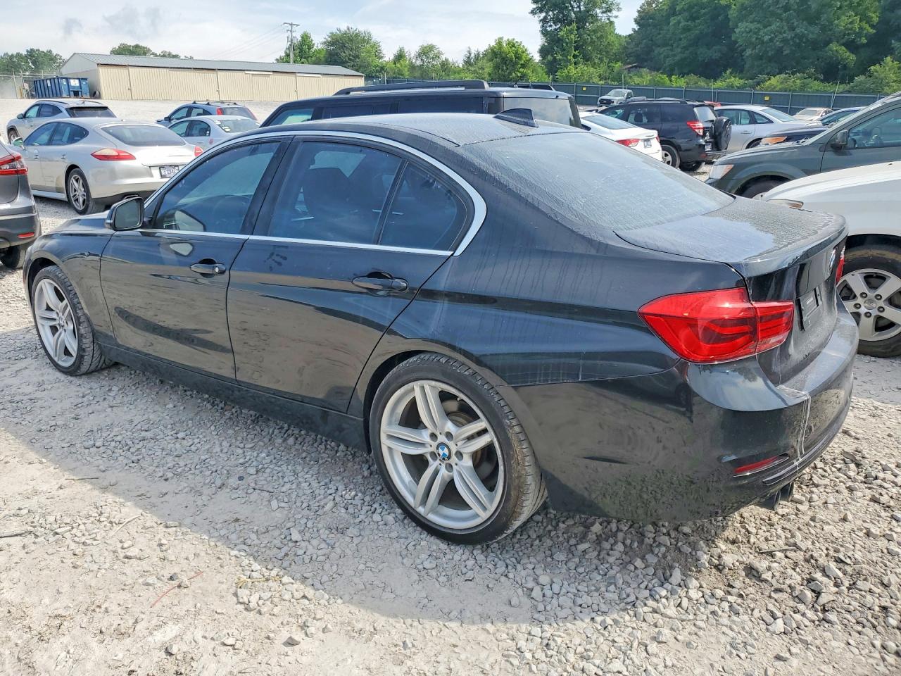 2018 Bmw 330 I Черный vin: WBA8B9G52JNU97685