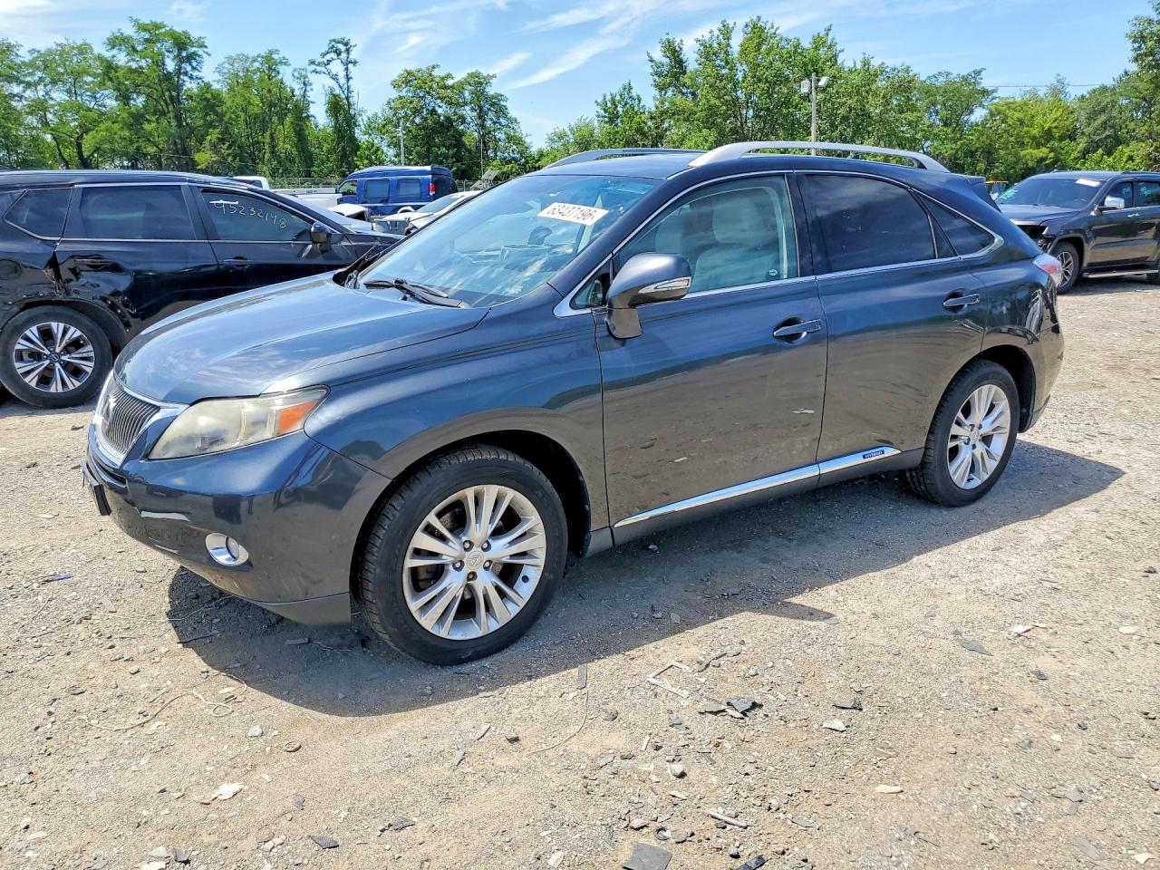 2011 Lexus Rx 450h Charcoal vin: JTJBC1BA6B2042219