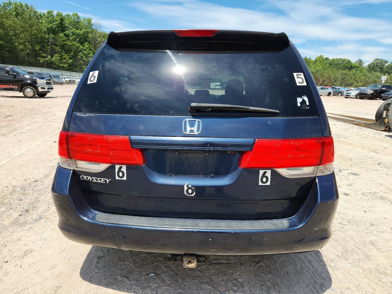 2010 Honda Odyssey Exl Blue vin: 5FNRL3H79AB024575