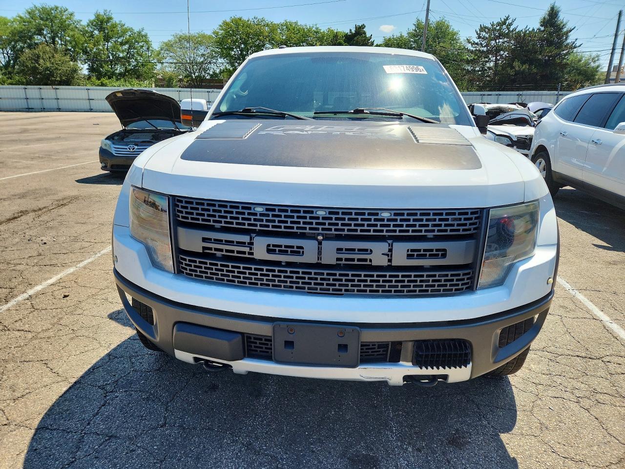 2014 Ford F150 Svt Raptor White vin: 1FTFW1R67EFC30130