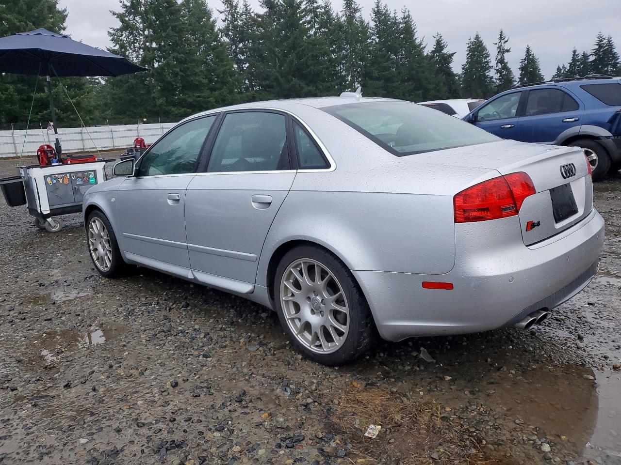 2006 Audi S4 Quattro Silver vin: WAUGL78E96A181369