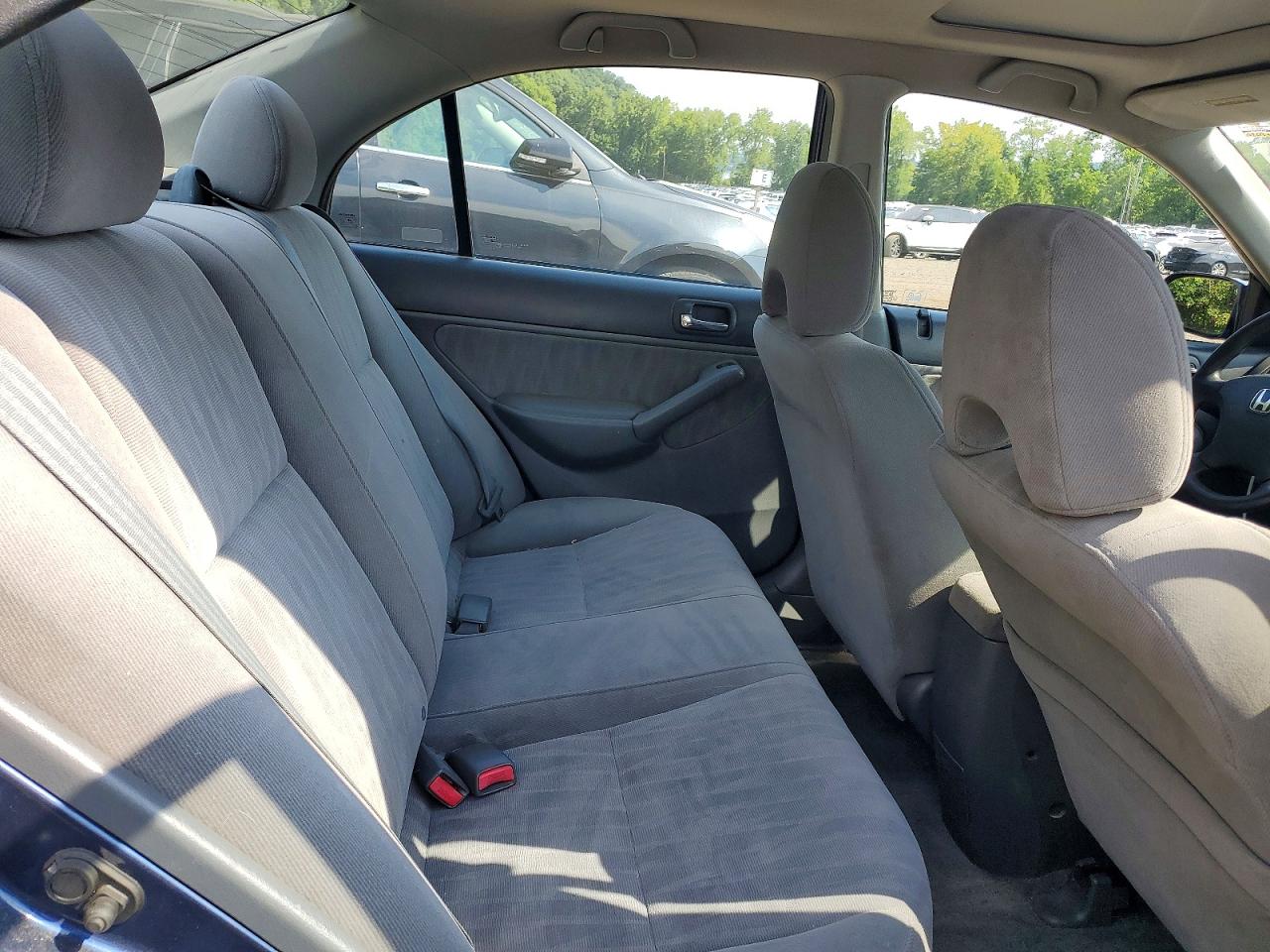 2003 Honda Civic Ex Blue vin: 2HGES26753H603981