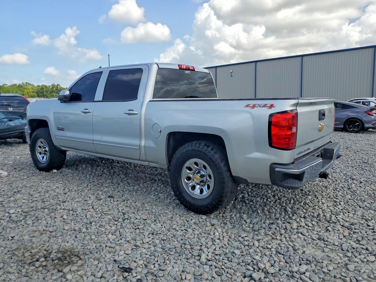 2015 Chevrolet Silverado K1500 Lt Silver vin: 3GCUKREC0FG194701