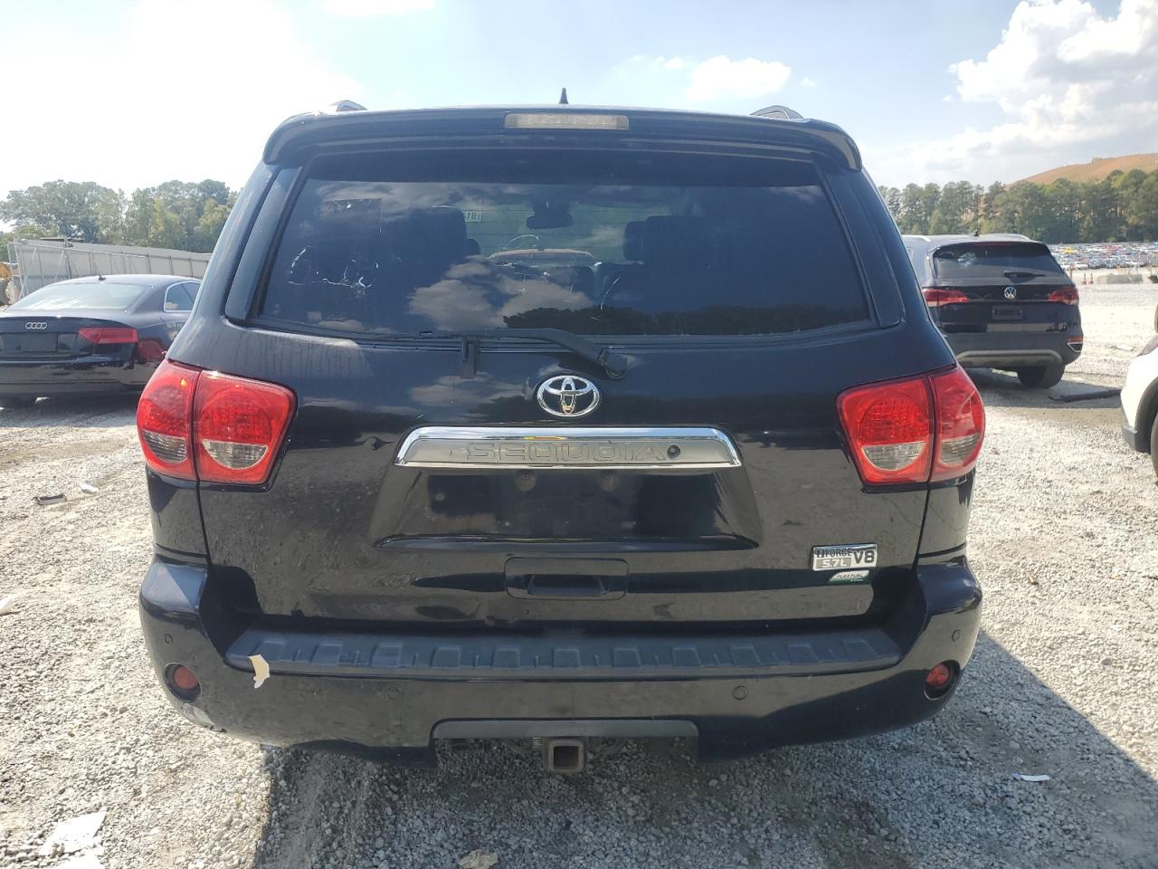 2011 Toyota Sequoia Platinum Black vin: 5TDDW5G13BS042898