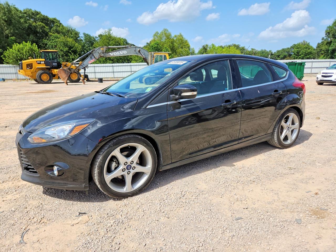 2014 Ford Focus Titanium Черный vin: 1FADP3N28EL227506