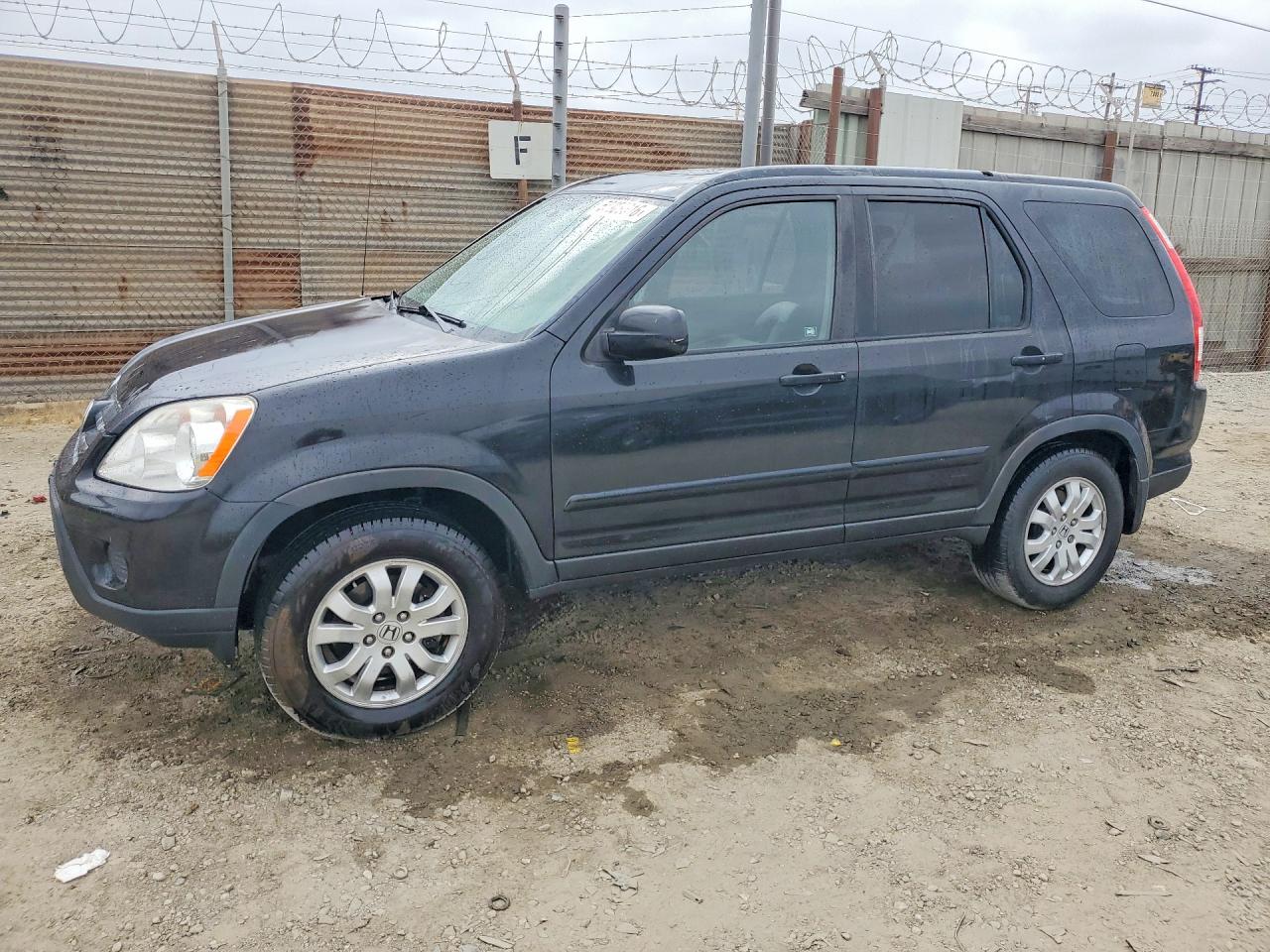 2006 Honda Cr-v Se Black vin: JHLRD789X6C012755