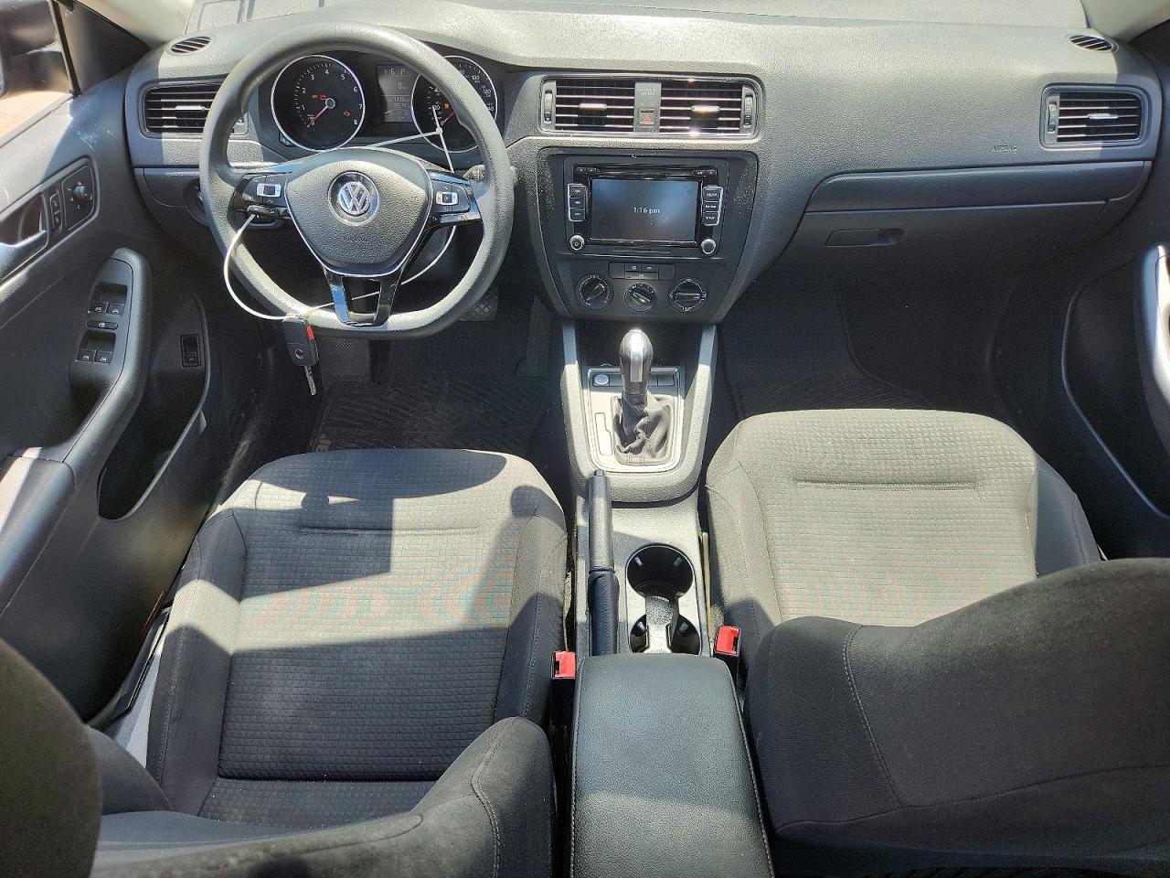 2015 Volkswagen Jetta Base Черный vin: 3VW2K7AJ6FM343286