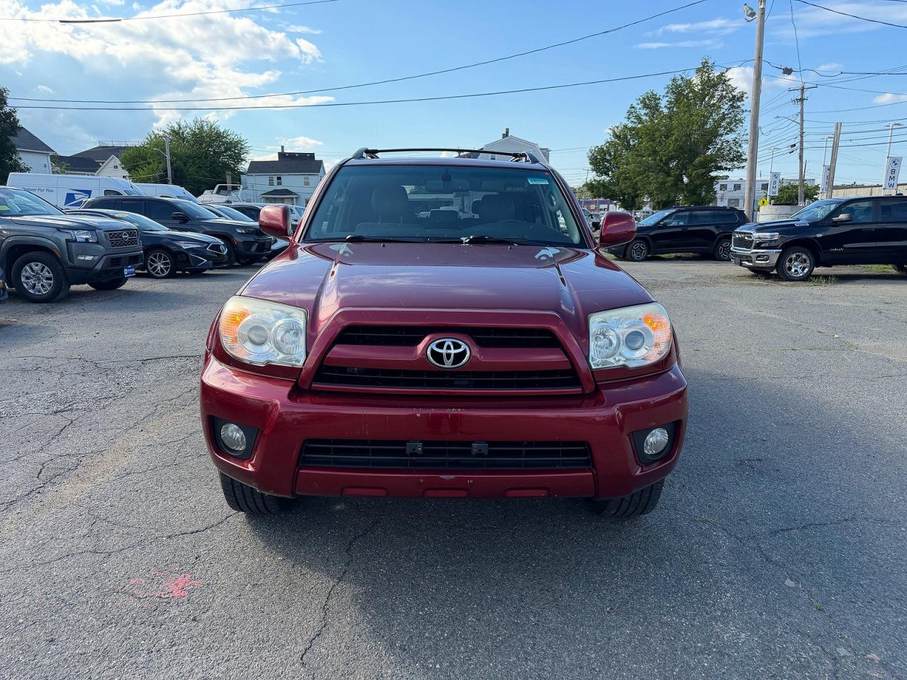 2007 Toyota 4runner Limited Burgundy vin: JTEBU17R578082905
