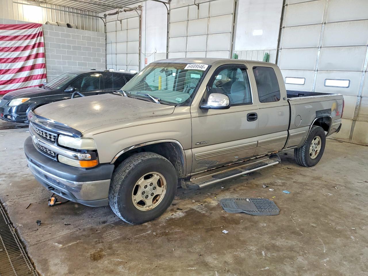 2000 Chevrolet Silverado K1500 Silver vin: 1GCEK19T6YE266155