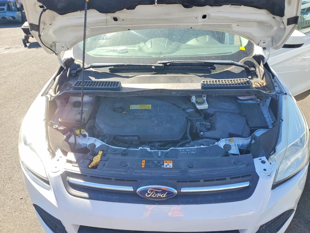 2013 Ford Escape Se Белый vin: 1FMCU0GX6DUC56481