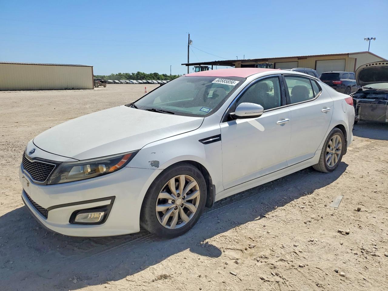 2015 Kia Optima Ex White vin: 5XXGN4A71FG409456