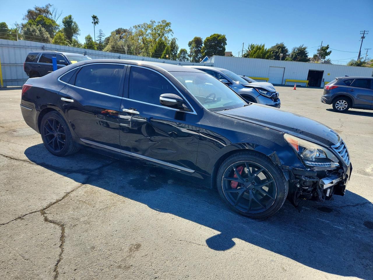 2013 Hyundai Equus Signature Black vin: KMHGH4JH2DU064344