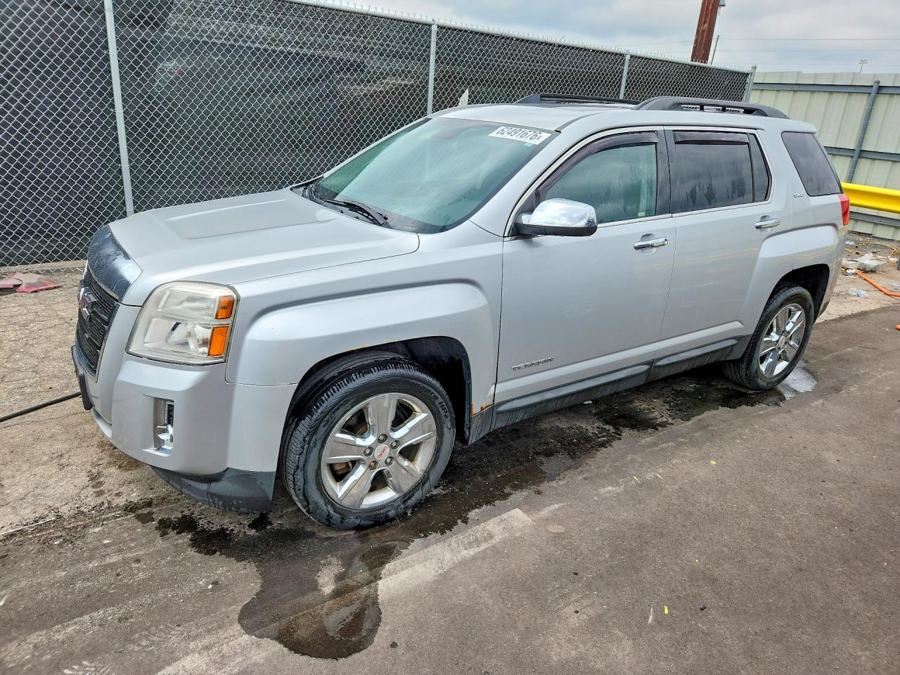2015 Gmc Terrain Sle Silver vin: 2GKFLWEK6F6117844
