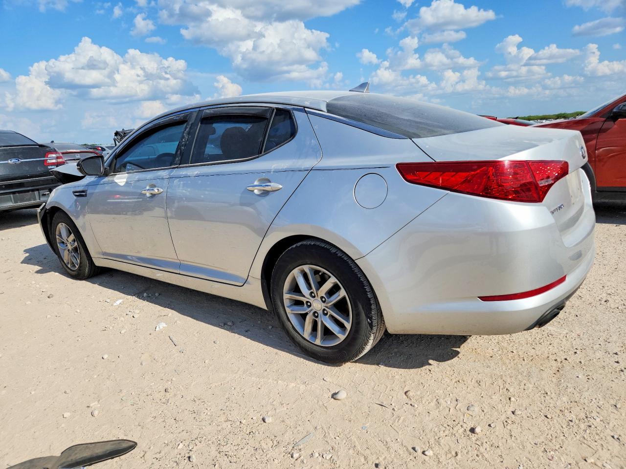 2013 Kia Optima Lx Silver vin: 5XXGM4A74DG186751