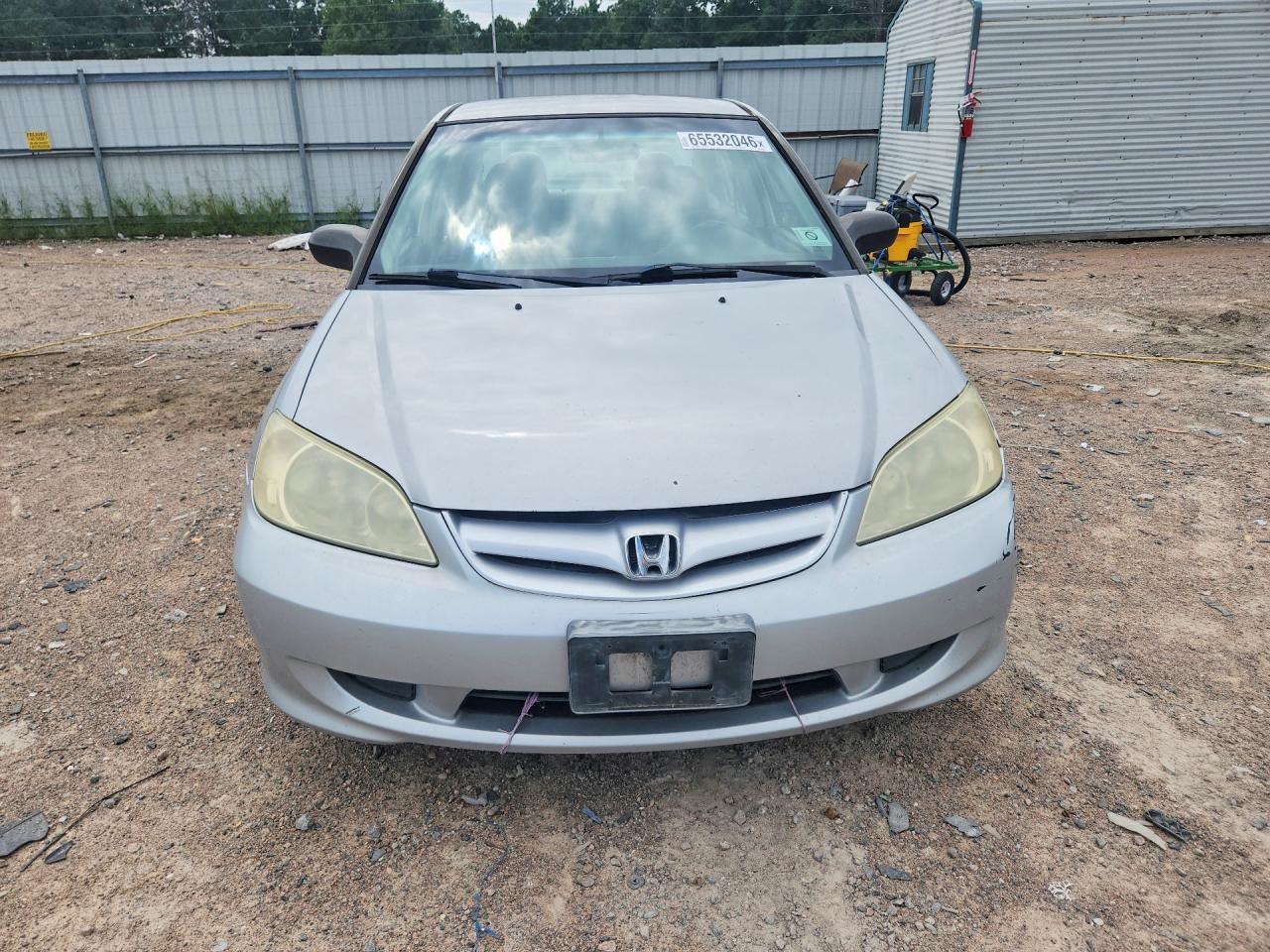 2005 Honda Civic Lx Silver vin: 1HGES16575L027700