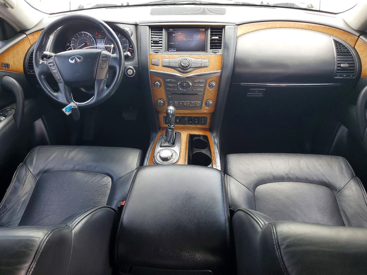 2013 Infiniti Qx56 Base White vin: JN8AZ2NE1D9061020