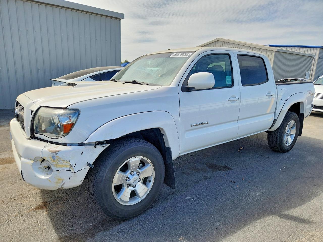 2011 Toyota Tacoma Double Cab Prerunner Белый vin: 3TMJU4GN3BM113930