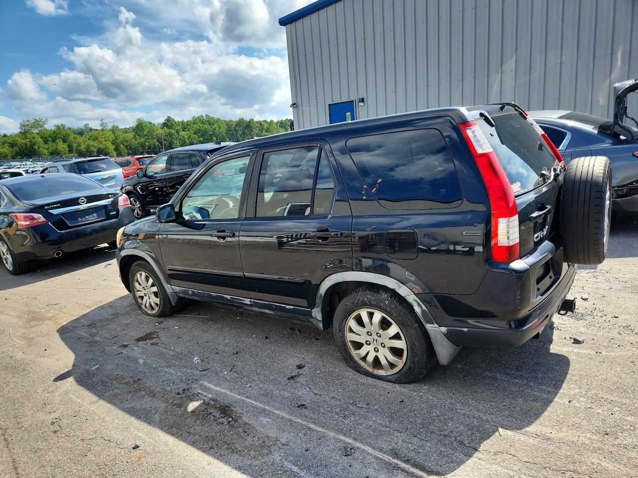 2006 Honda Cr-v Se Black vin: JHLRD78996C001620