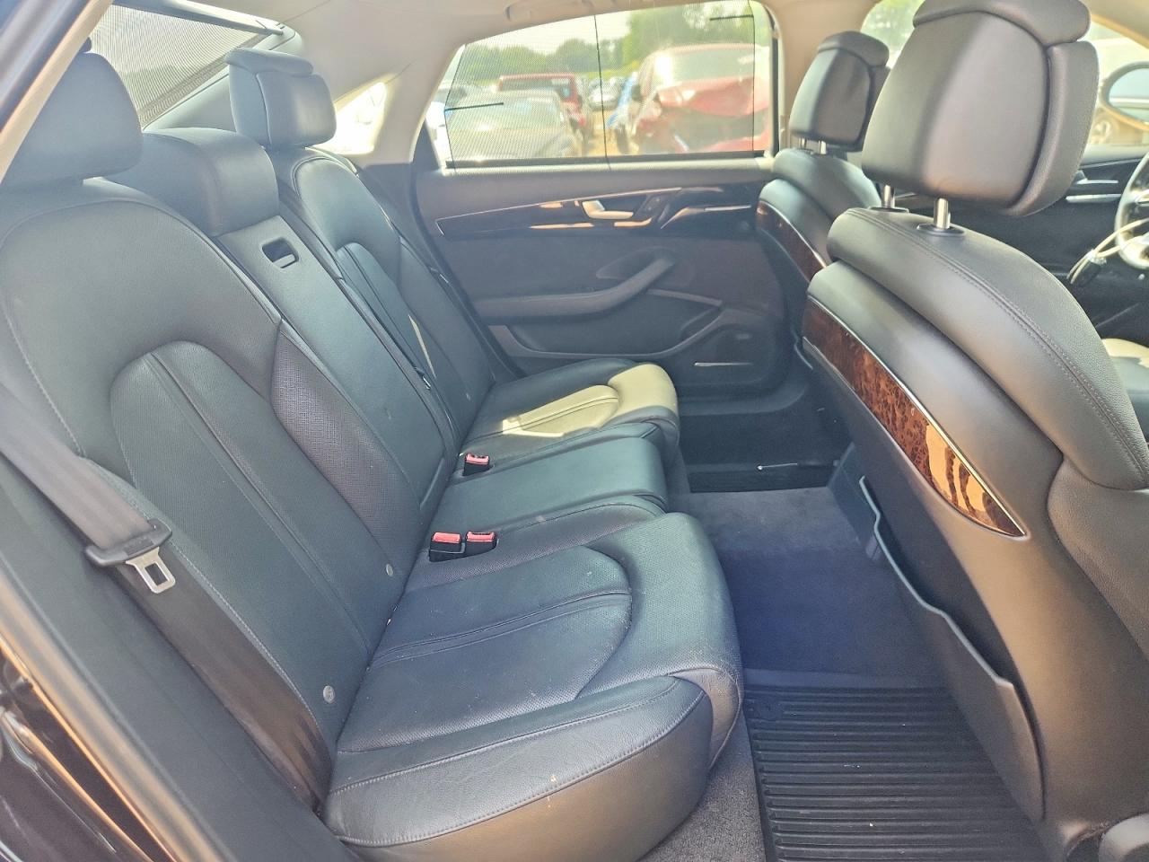 2012 Audi A8 L Quattro Black vin: WAURVAFD4CN008616