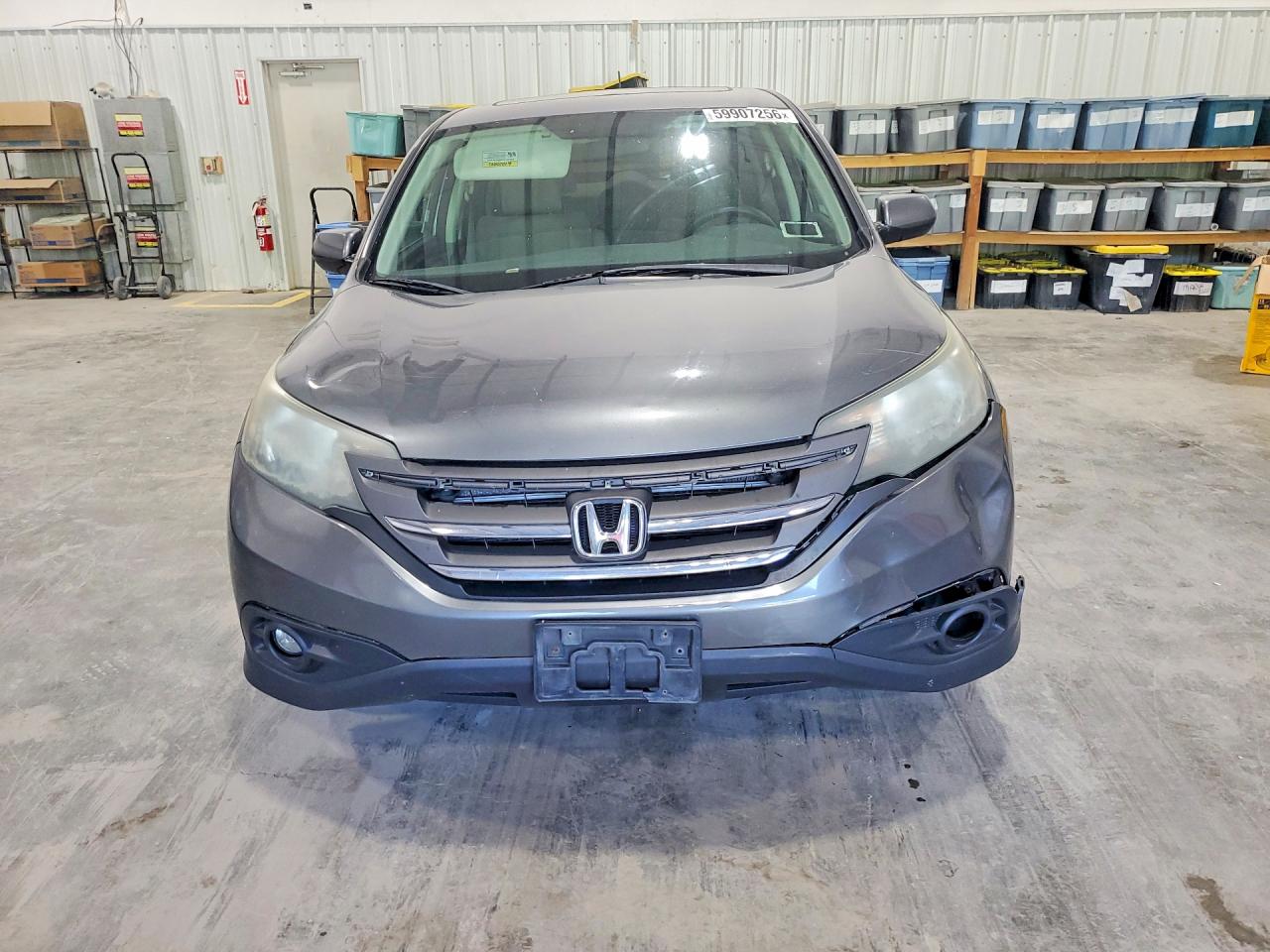 2014 Honda Cr-v Ex Gray vin: 5J6RM4H50EL049427