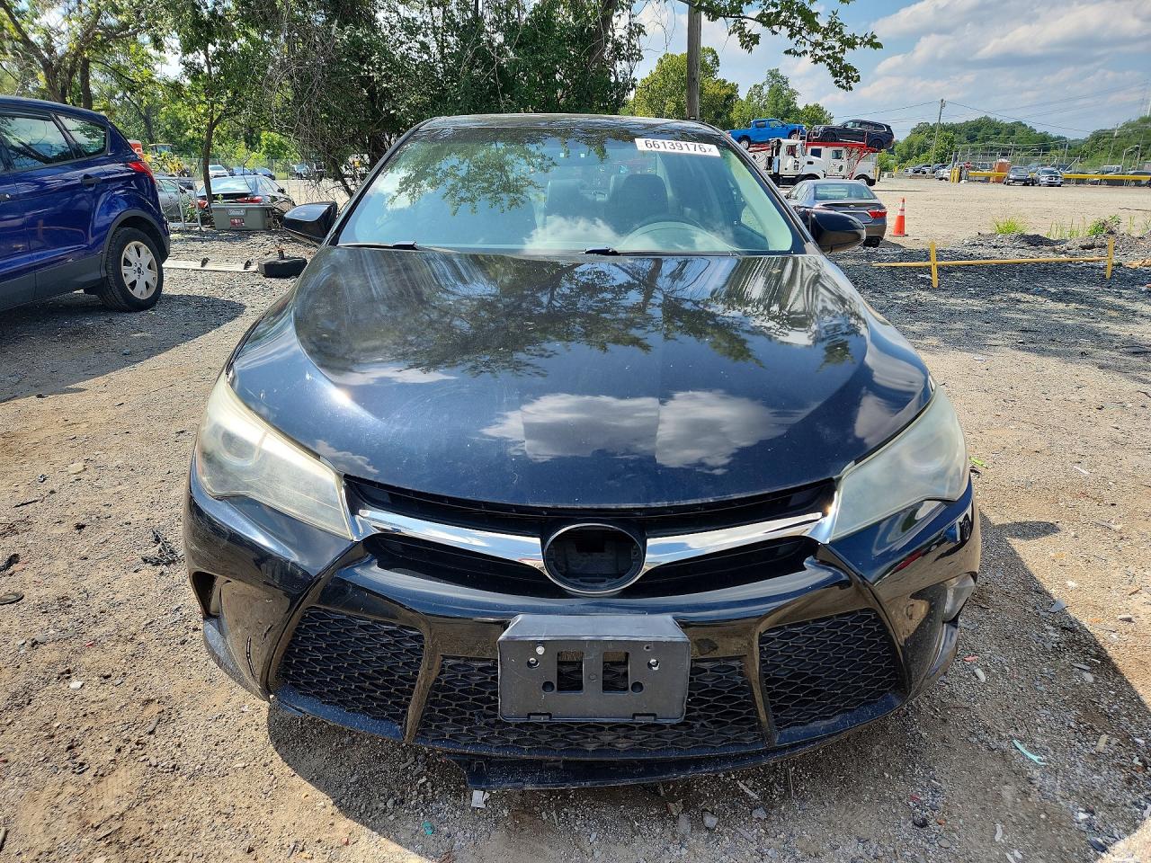 2015 Toyota Camry Se Black vin: 4T1BF1FKXFU942432