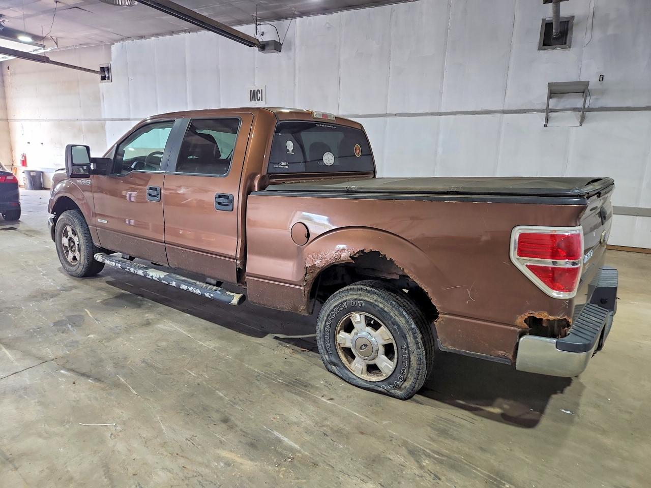 2011 Ford F150 Supercrew Brown vin: 1FTFW1ET6BFA75349