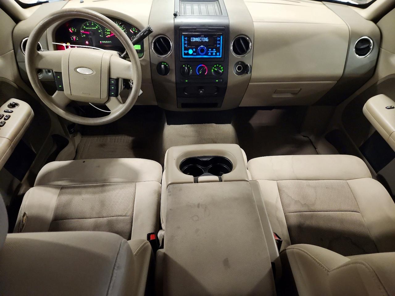 2005 Ford F150 White vin: 1FTPX145X5FB24254