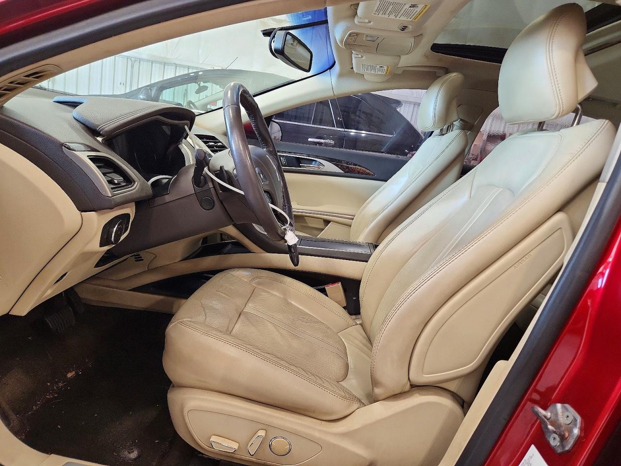 2013 Lincoln Mkz Red vin: 3LN6L2JK3DR822211