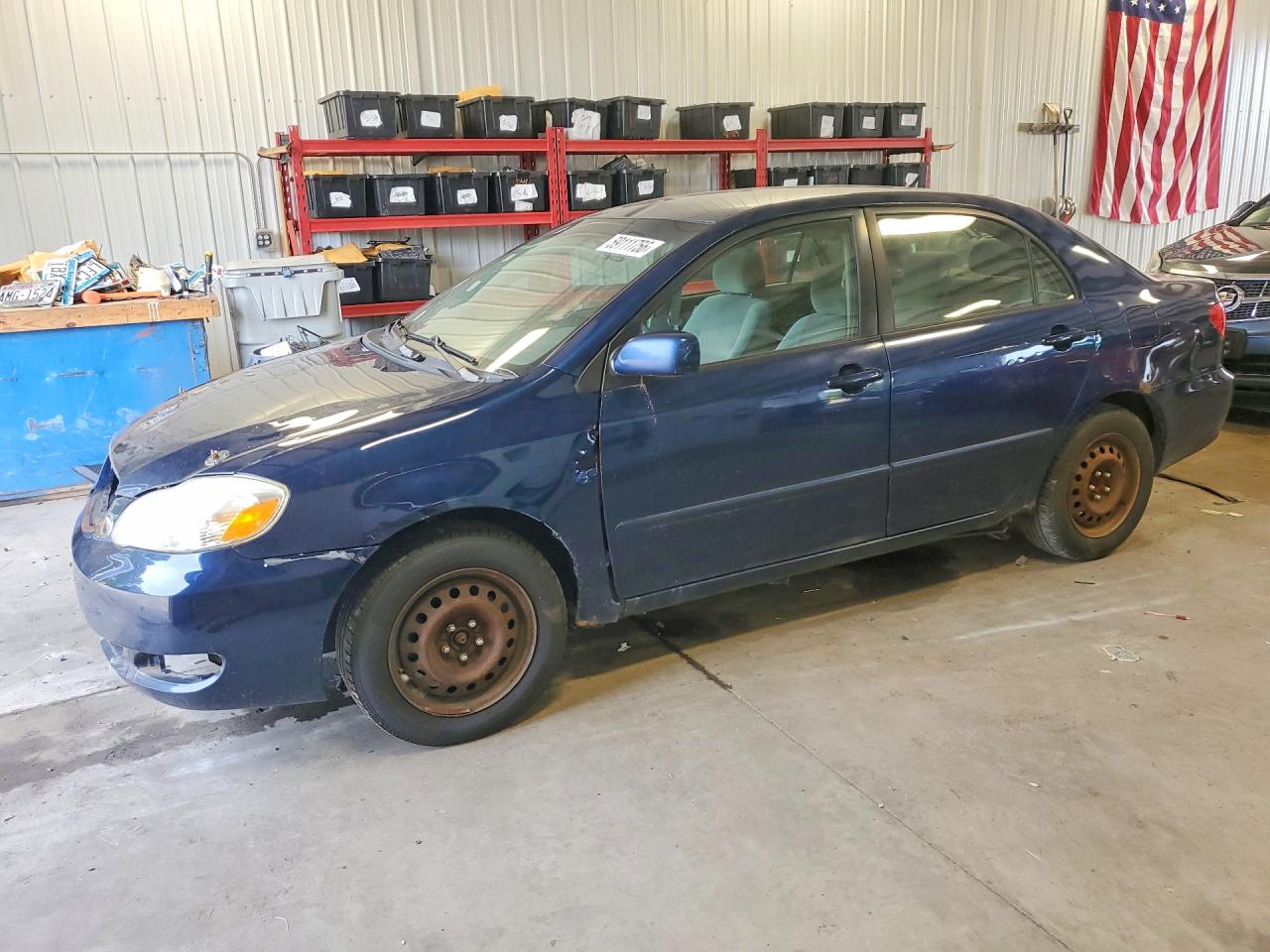 2008 Toyota Corolla Le Blue vin: 1NXBR30E68Z978109