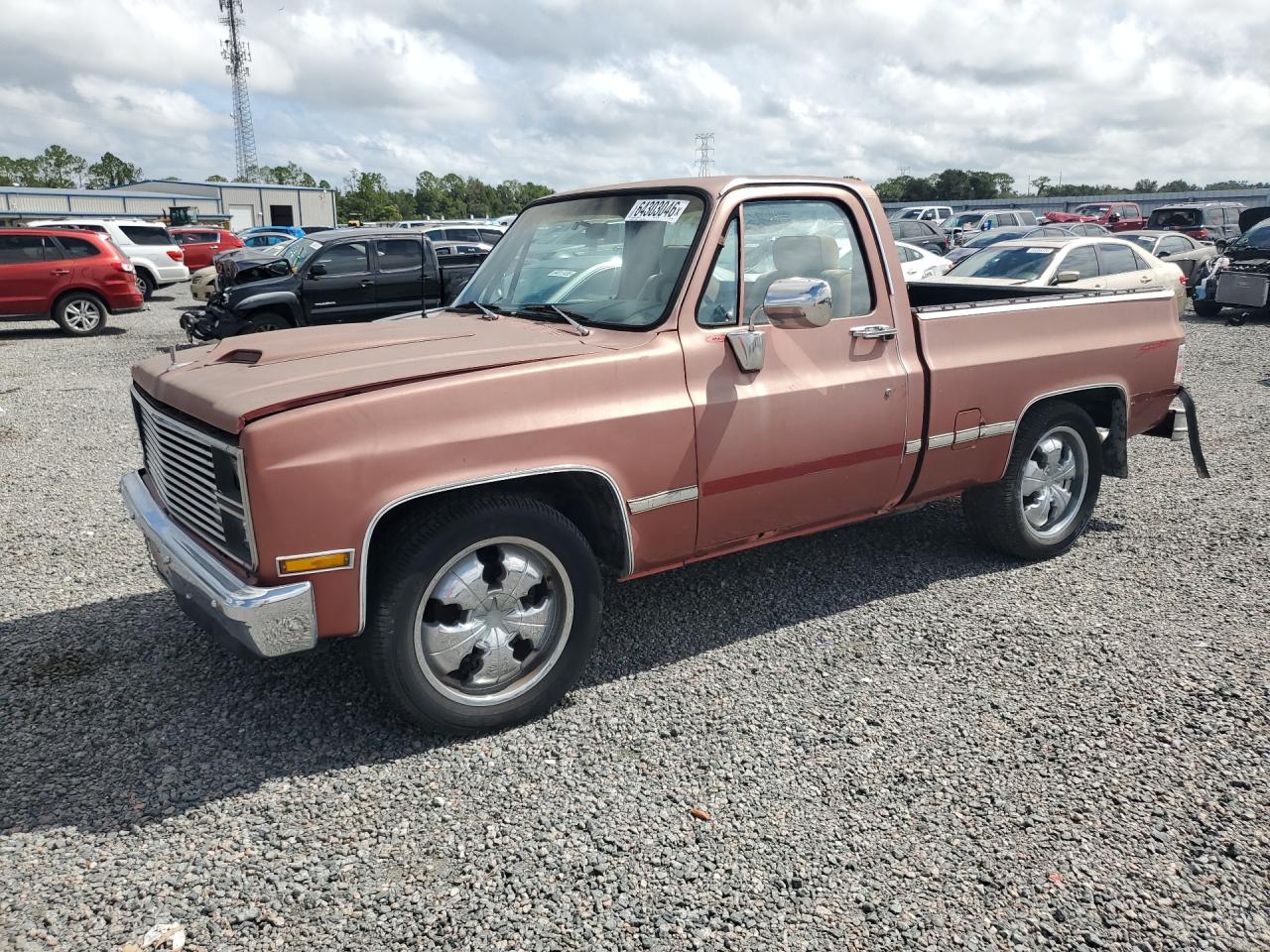1984 Chevrolet C10 Red vin: 2GCDC14H9E1123421