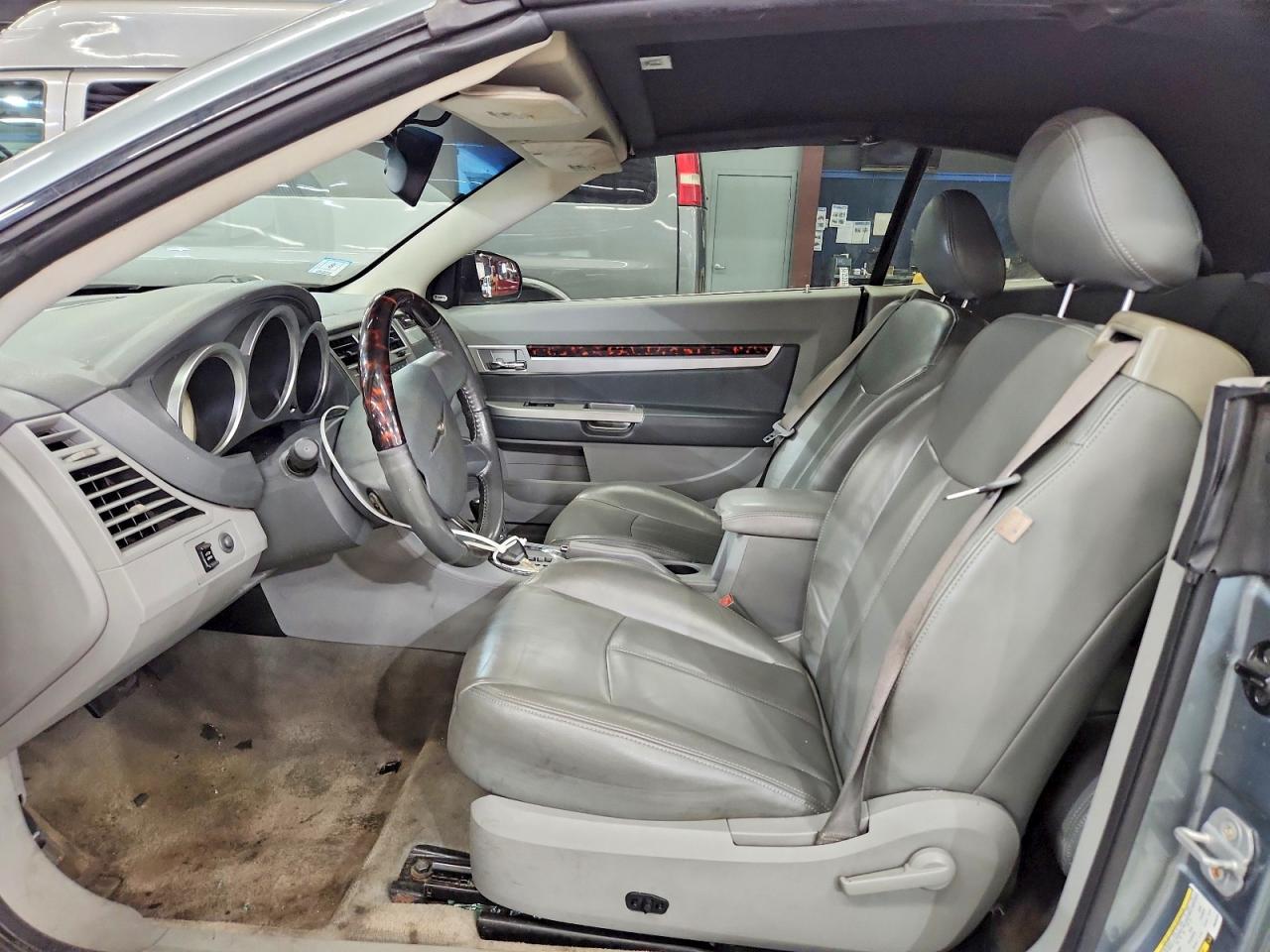 2008 Chrysler Sebring Limited Silver vin: 1C3LC65M18N264222