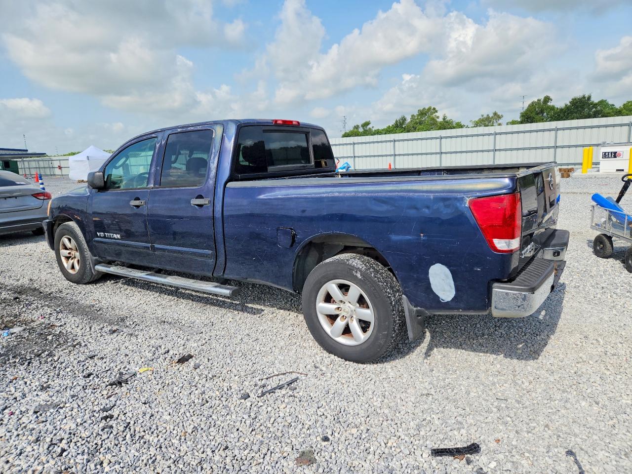 2008 Nissan Titan Xe Ffv Blue vin: 1N6BA07G18N307388